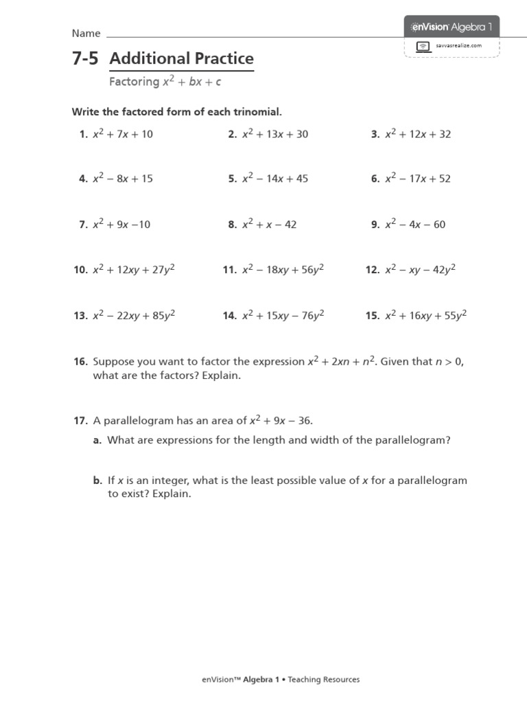 7-5 - Additional Practice PDF | PDF, image size:768x1024