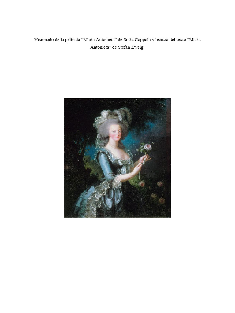 María Antonieta y el Rococó en el XVIII | PDF | Maria Antonieta | Jardines