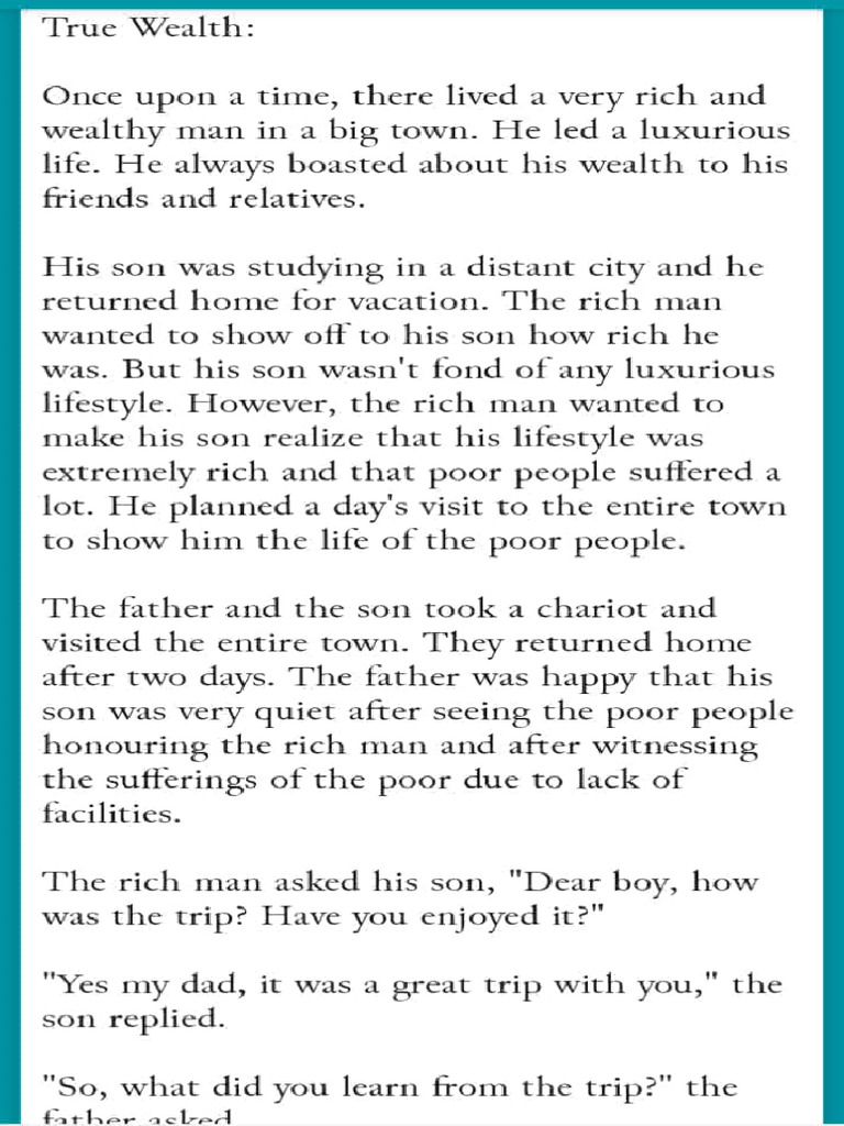 True Wealth Beyond Material Riches PDF