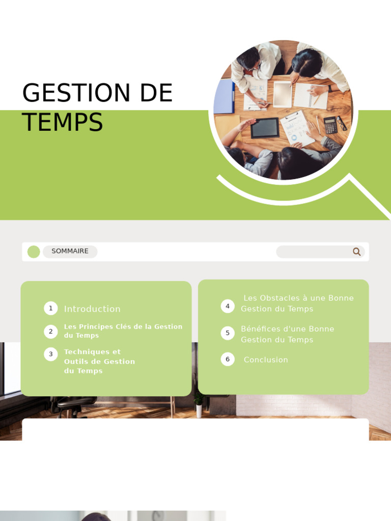 Optimiser sa Gestion du Temps Efficacement | PDF | Gestion du temps ...