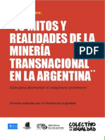 Extractos Del Libro 15 Mitos y Realidades de La Minería Trasnacional en La Argentina
