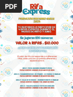 Rifa de Raspadito: Instrucciones y Formato | PDF