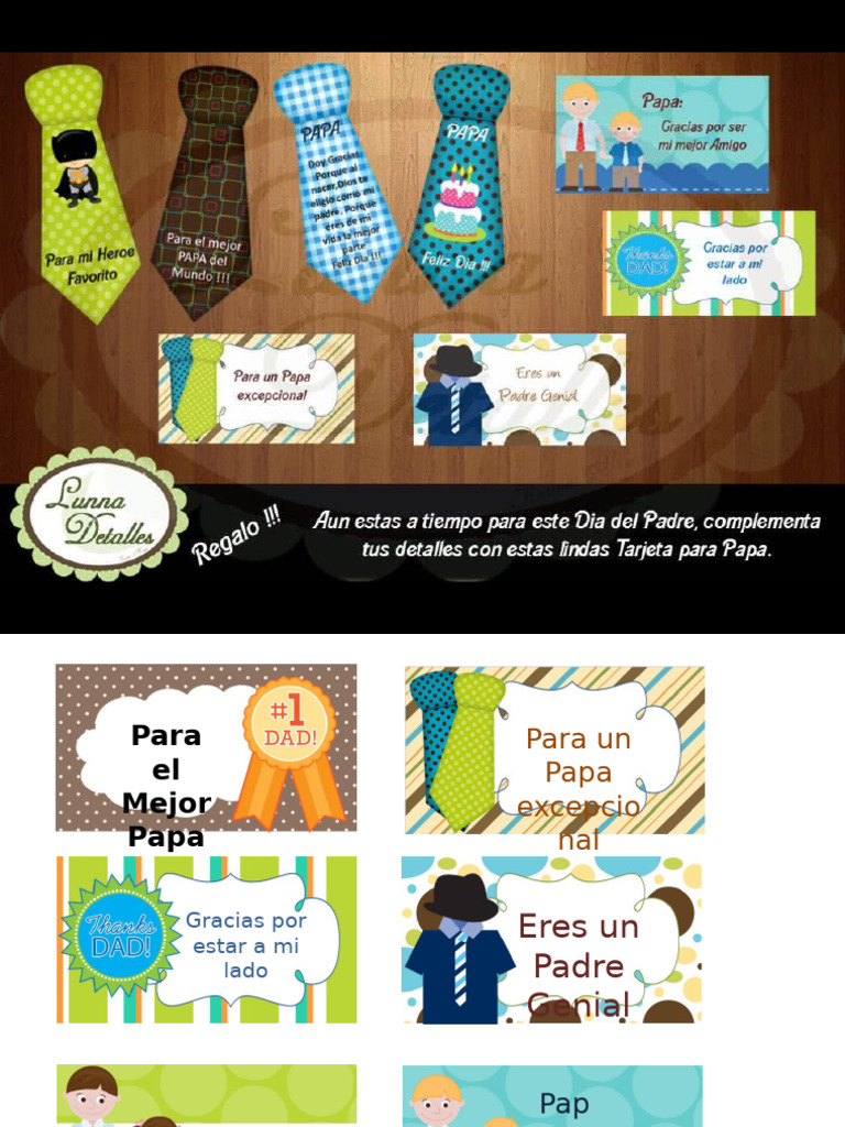 Tarjetas Dia Del Padre | PDF
