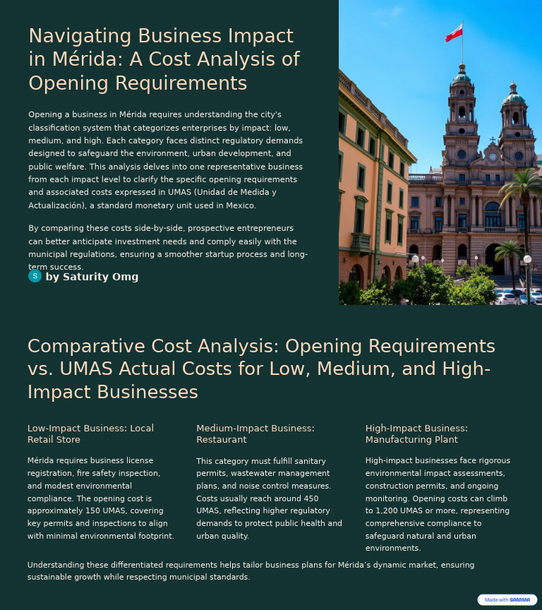 Copy of Navigating Business Impact in Merida A Cost Analysis of Opening ...