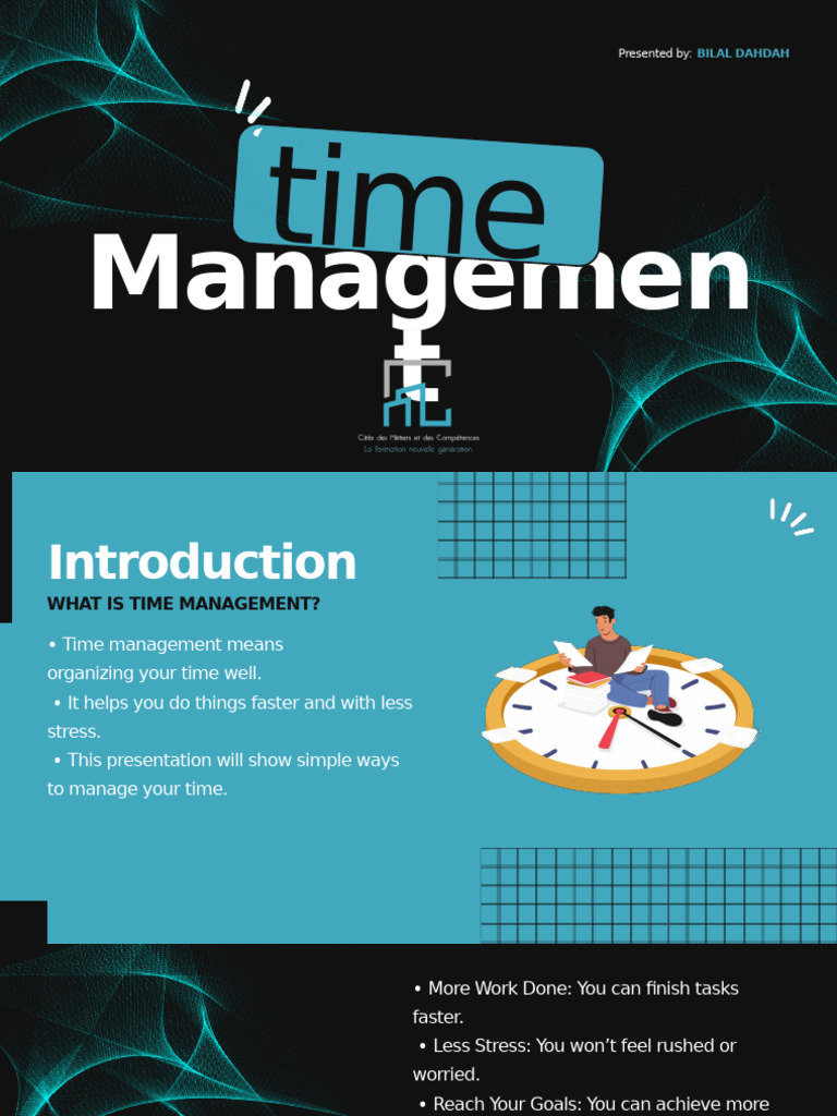 Green and Black Modern Time Management Presentation | PDF
