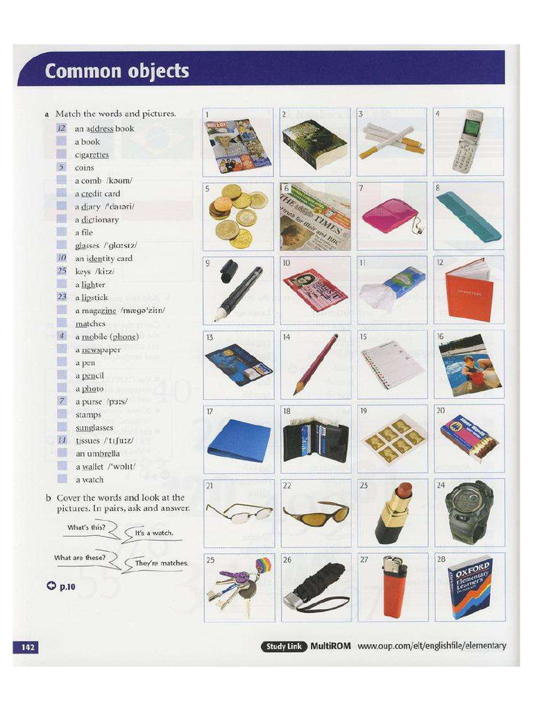 Common Objects - CHART - Nef | PDF