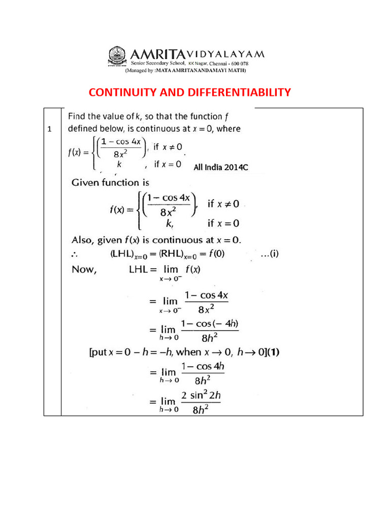 STD XII - C & D Worksheet | PDF