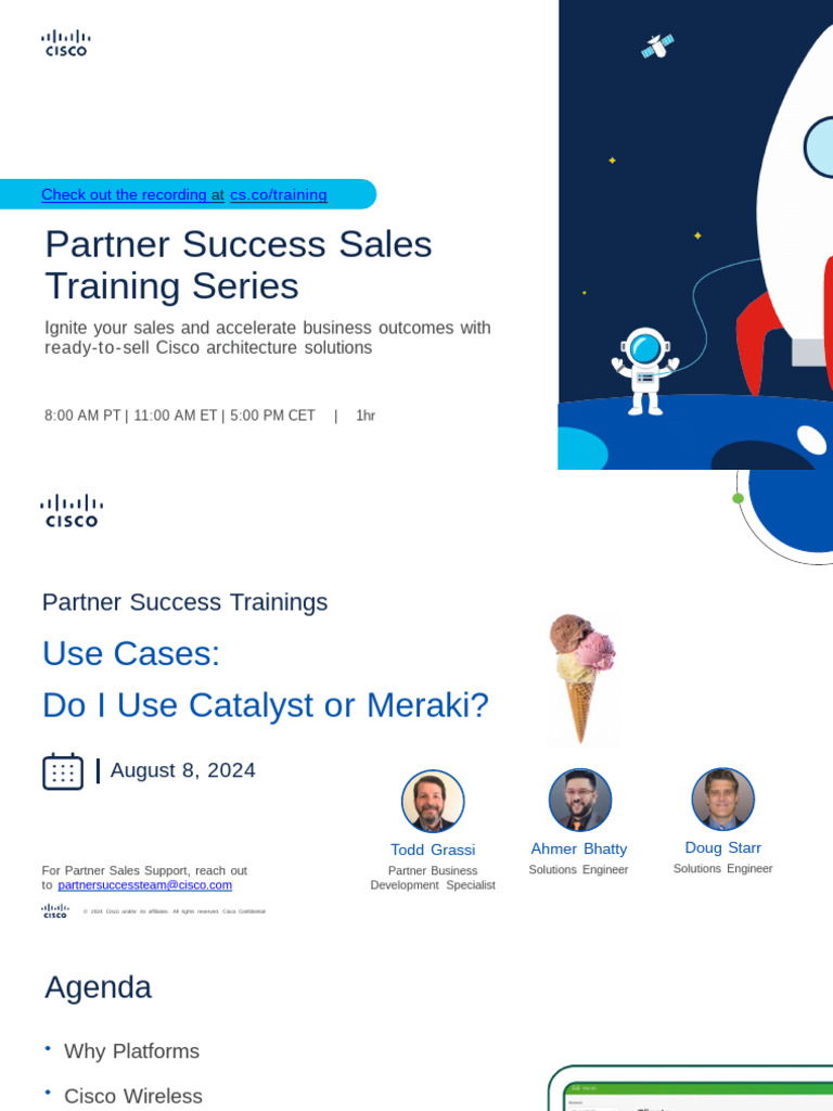 Meraki and Catalyst Use Cases Overview | PDF | Computer Network | Cloud ...