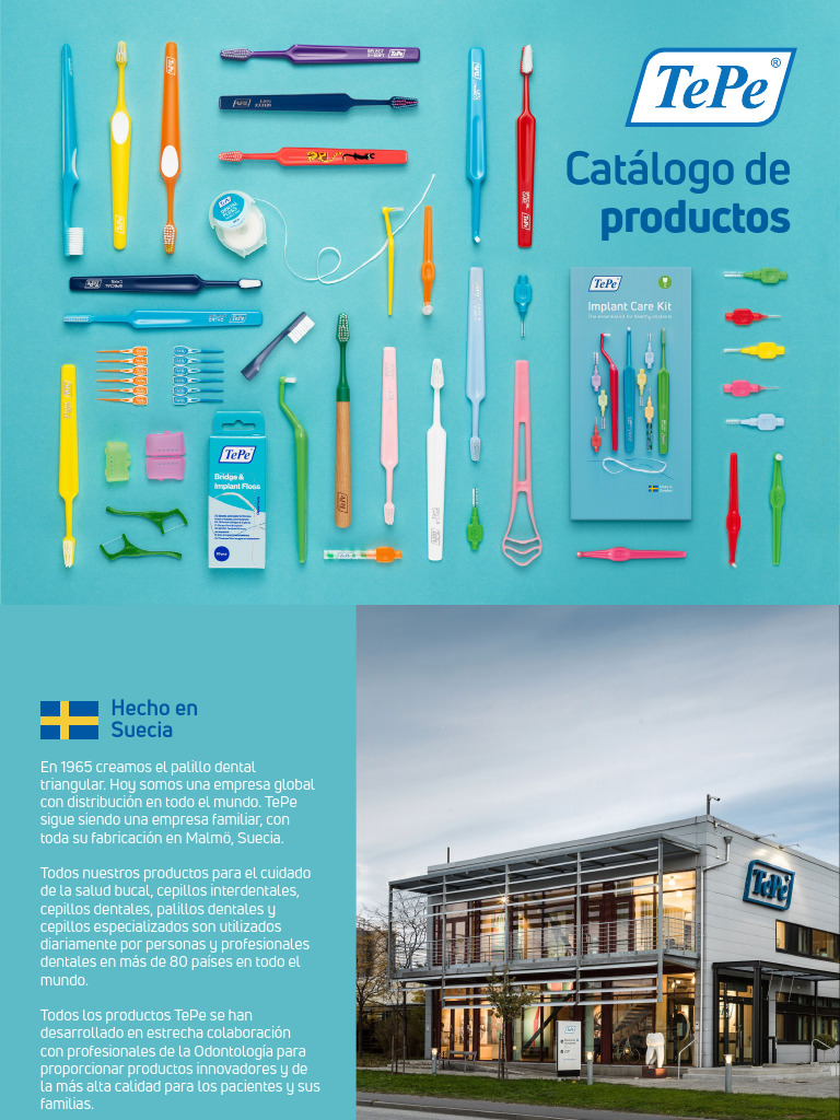 Productos TePe 2025: Cuidado Bucal | PDF | Cepillo de dientes | Ramas ...