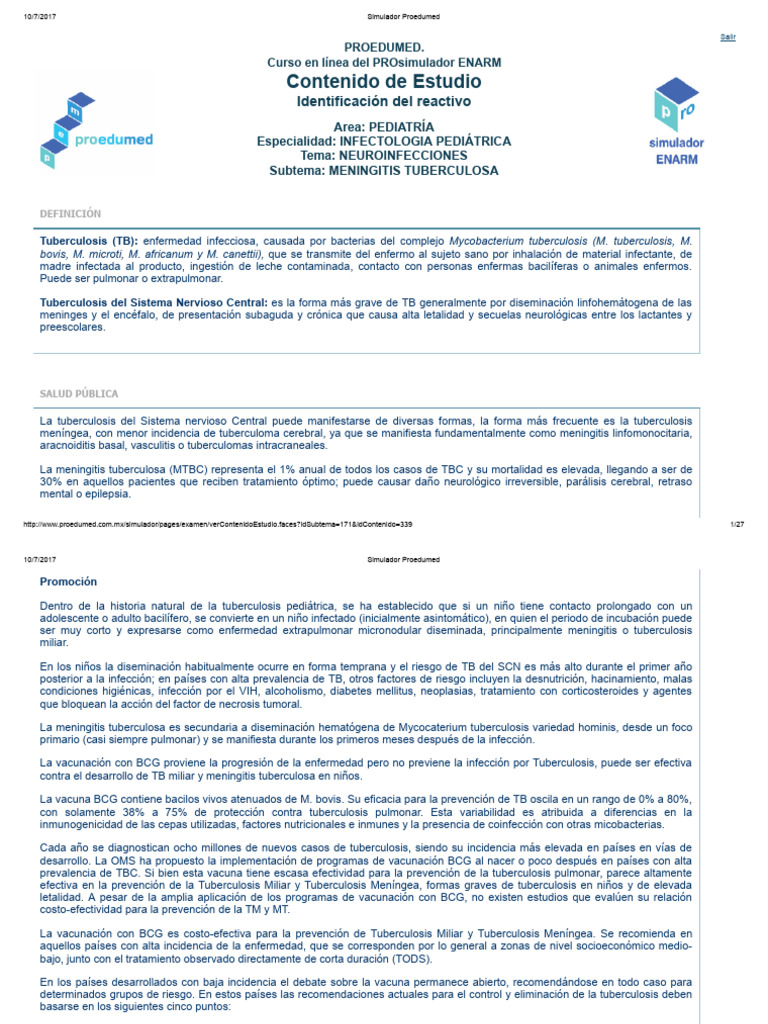 Meningitis Tb | PDF | Tuberculosis | Meningitis