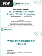Download The Connected Car Whats Driving Mobile Innovation by mobilefuture SN85625392 doc pdf