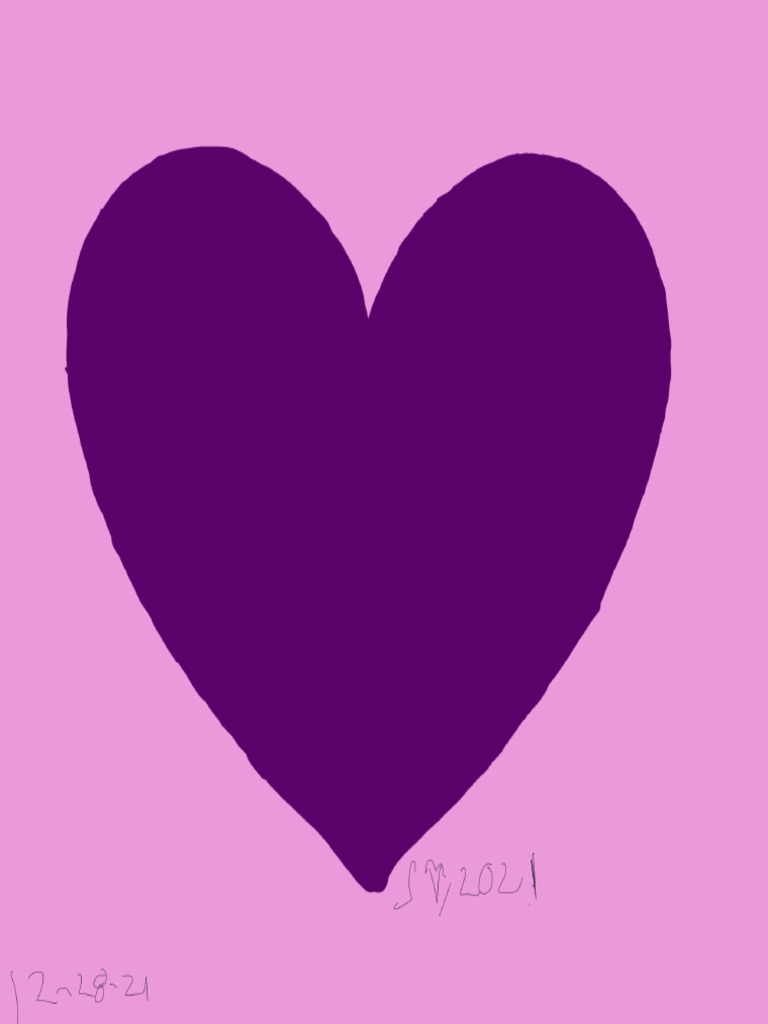 Purple Heart With Pink Background | PDF