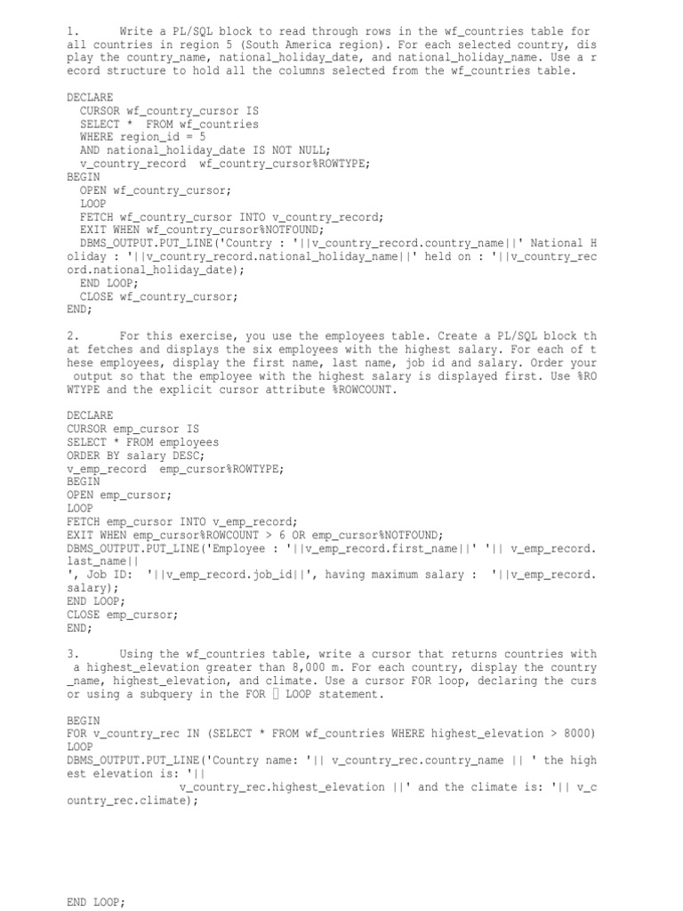 c0594434 Section 5 Part 2 | PDF | Pl/Sql | Sql