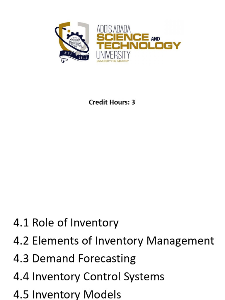 Inventory Management Essentials Guide | PDF | Inventory | Forecasting