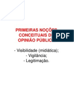 Visibilidade, vigilância e legitimação