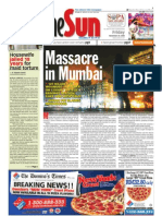 TheSun 2008-11-28 Page01 Massacre in Mumbai