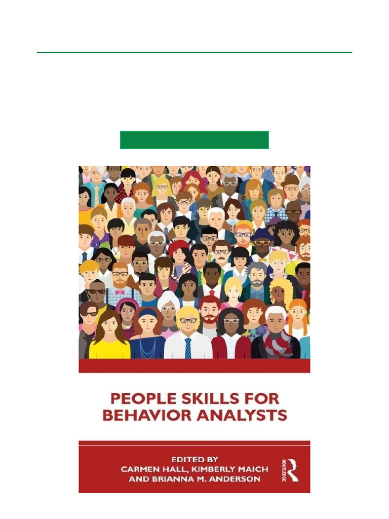 People Skills for Behavior Analysts | PDF | Behaviour Therapy ...