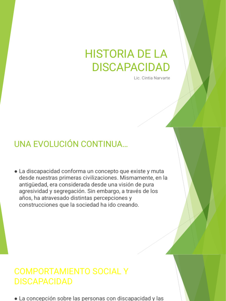 Historia de La Discapacidad 2025 | PDF | Invalidez | Sociedad