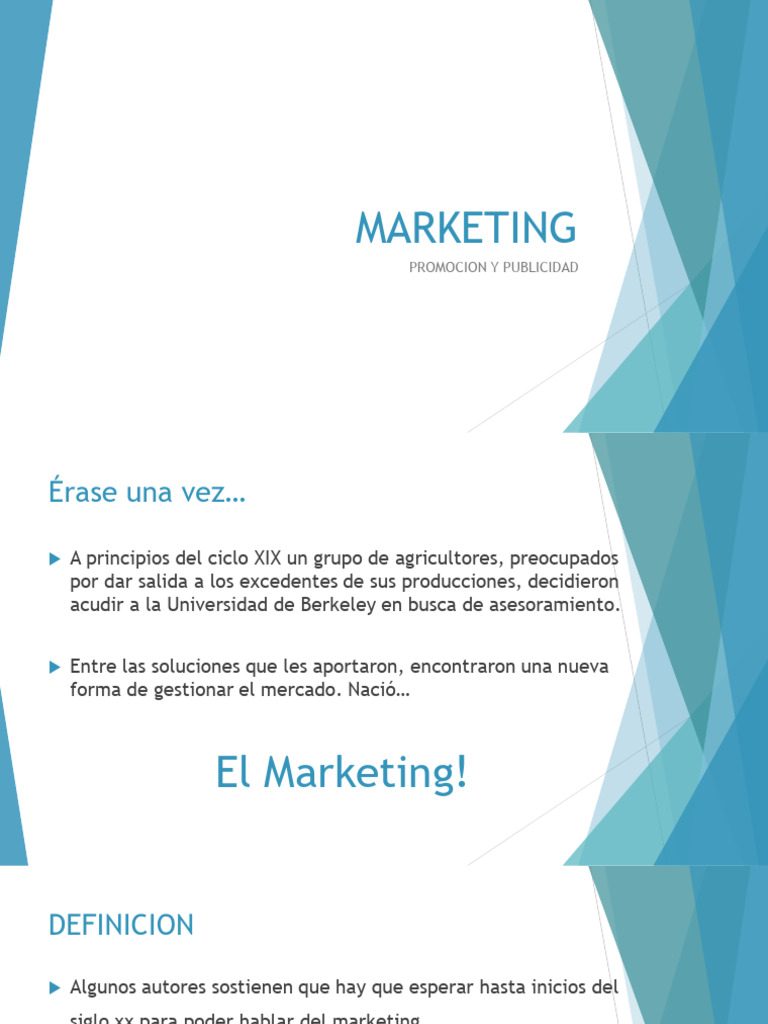 Historia y conceptos del marketing | PDF | Marketing | Producto (Negocio)