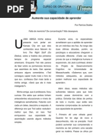 Aumente Sua Capacidade Aprender