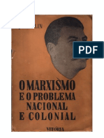O Marxismo e o Problema Nacional e Colonial - Stálin (I)