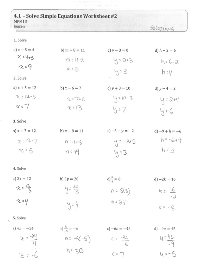 4 1+worksheet+2+solutions | PDF