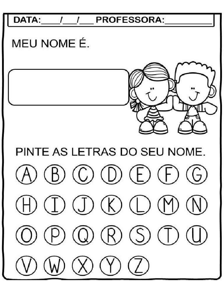 Atividade - Meu Nome É | PDF