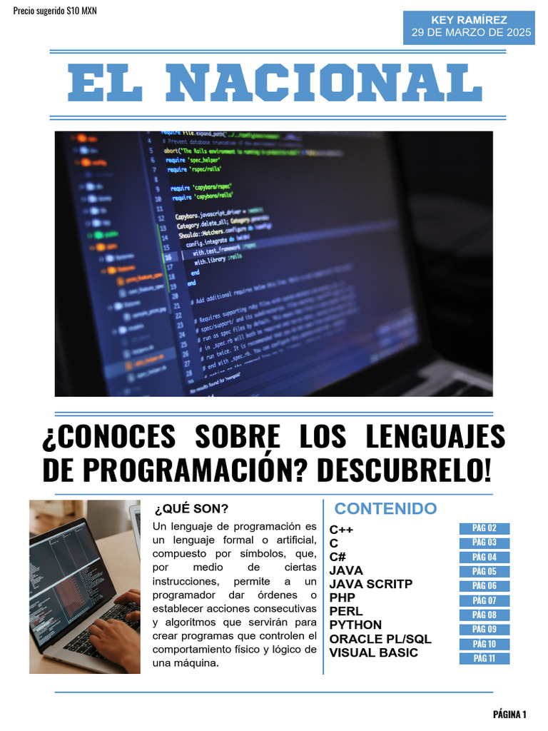 Periódico de Key Angelica | PDF | Java (lenguaje de programación ...