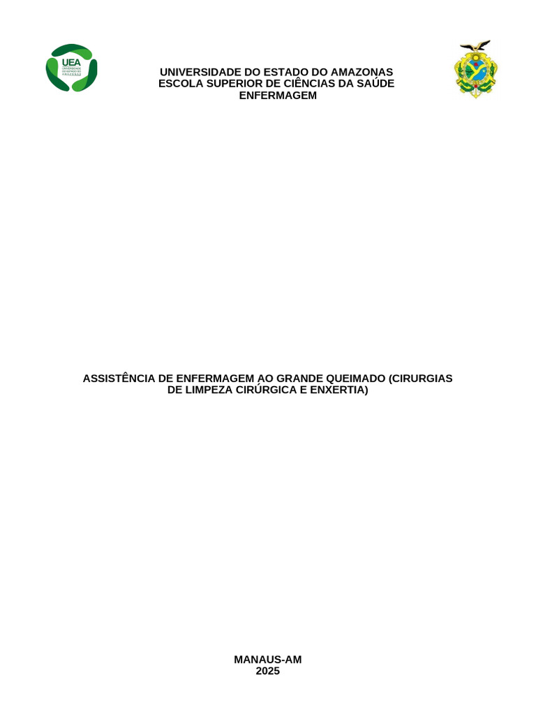 Assistência de Enfermagem a Queimados | PDF | Queimadura | Dor