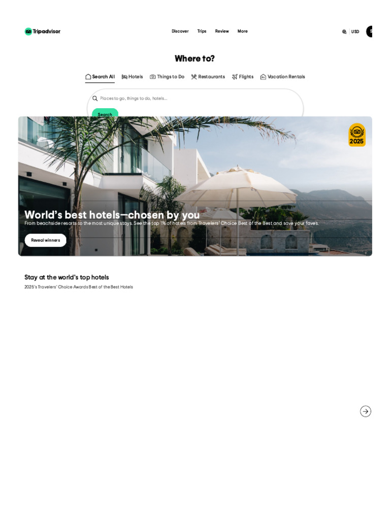 TRIPADVISOR OVER A BILLION REVIEWS CONTRIBUTIONS FOR HOTELS visual data 3