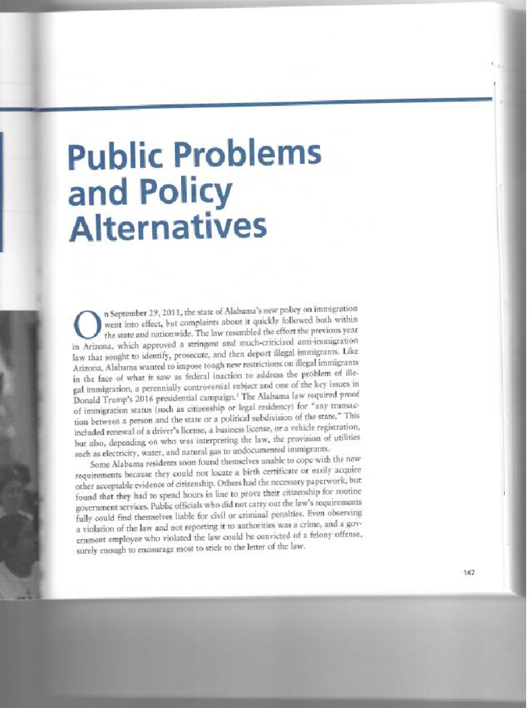 Kraft & Furlong, Public Problems and Policy Alternatives | PDF