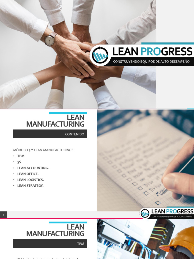 Lean Manufacturing: Mejora y Eficiencia | PDF | Lean Manufacturing ...
