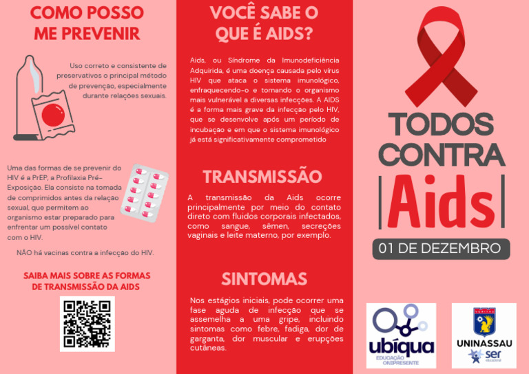 Entenda a AIDS: Transmissão e Prevenção | PDF | HIV/AIDS | HIV
