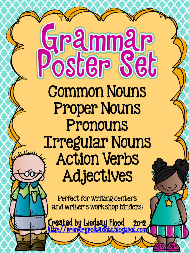 FREEGrammarPostersfortheWritersNotebook | PDF | Noun | Grammatical Number