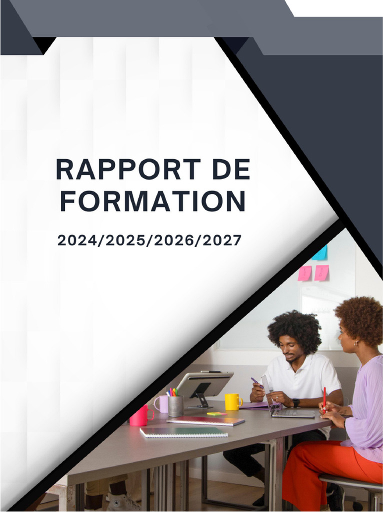 Rapport de Formation 2024-2027 | PDF | Comptabilité analytique ...