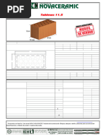 Ficha Técnica Novablock Multiperforado 12 | PDF | Ingeniería de ...
