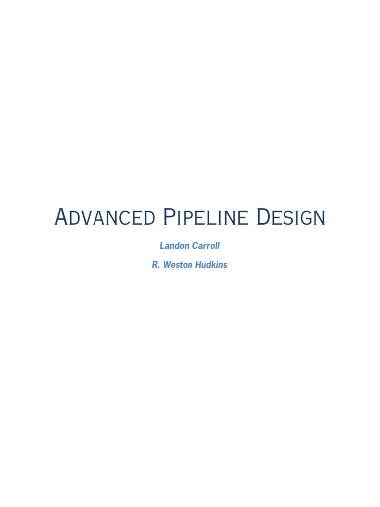 Pipeline Design Standards Pdf | Pipeline design consideration and ...