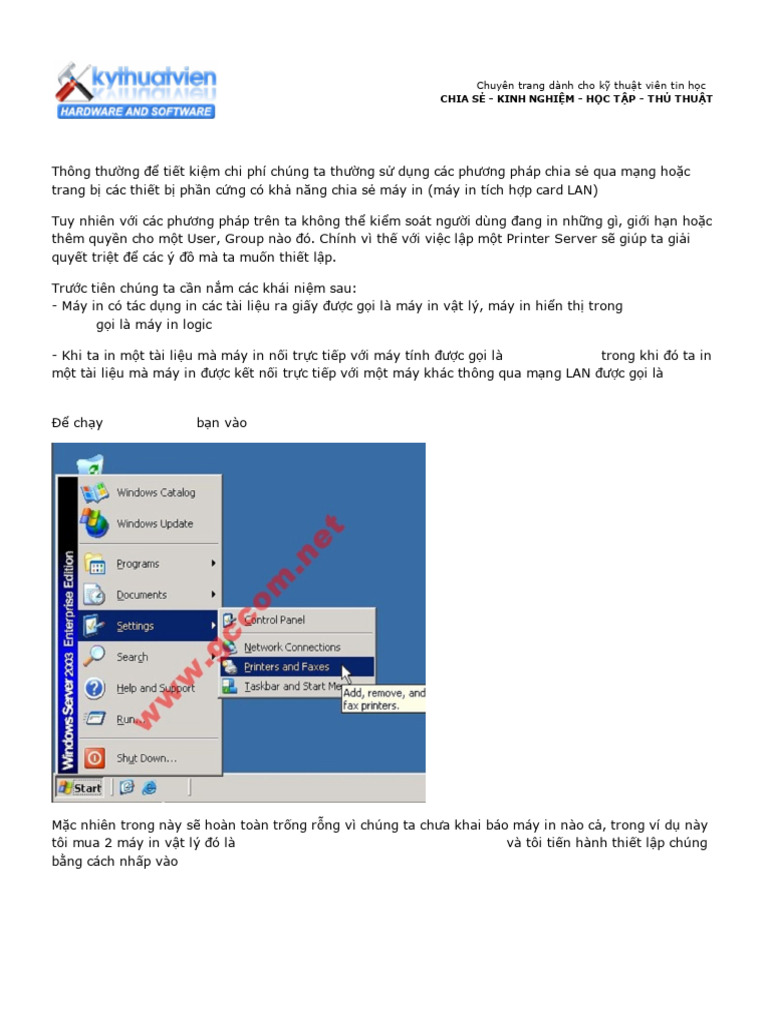 Part 21 - Printer Server | PDF