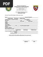 Reservist ID Application Form | PDF