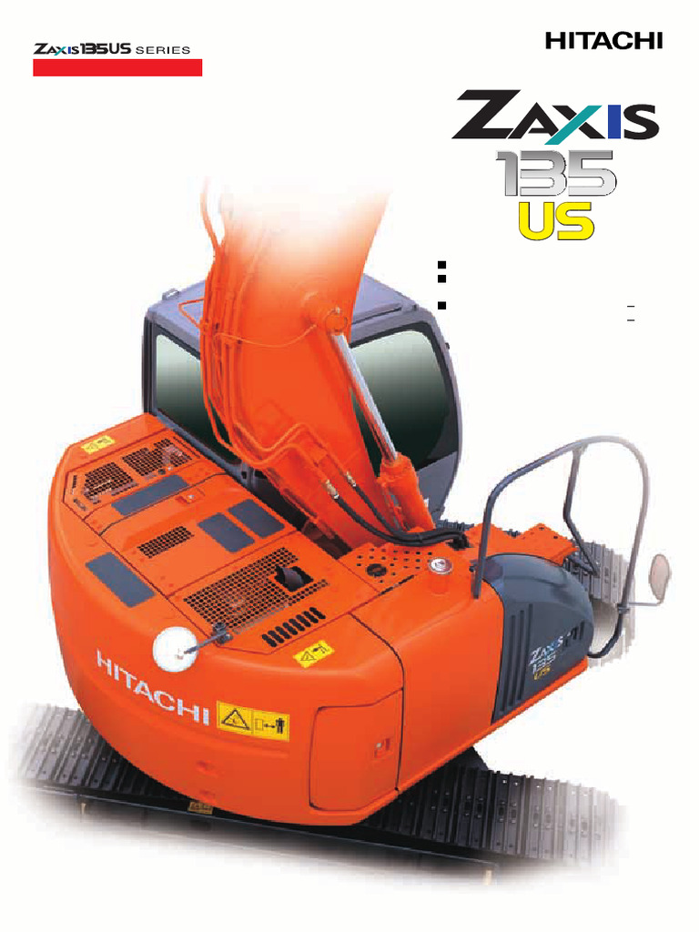 Hitachi ZX135 Excavator Specifications | PDF | Engines | Horsepower