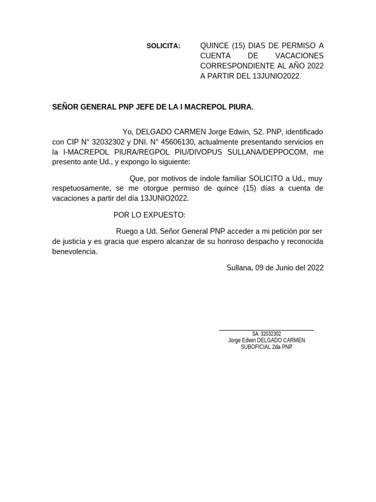 Solicitud de Permisos y Reprogramaciones | PDF