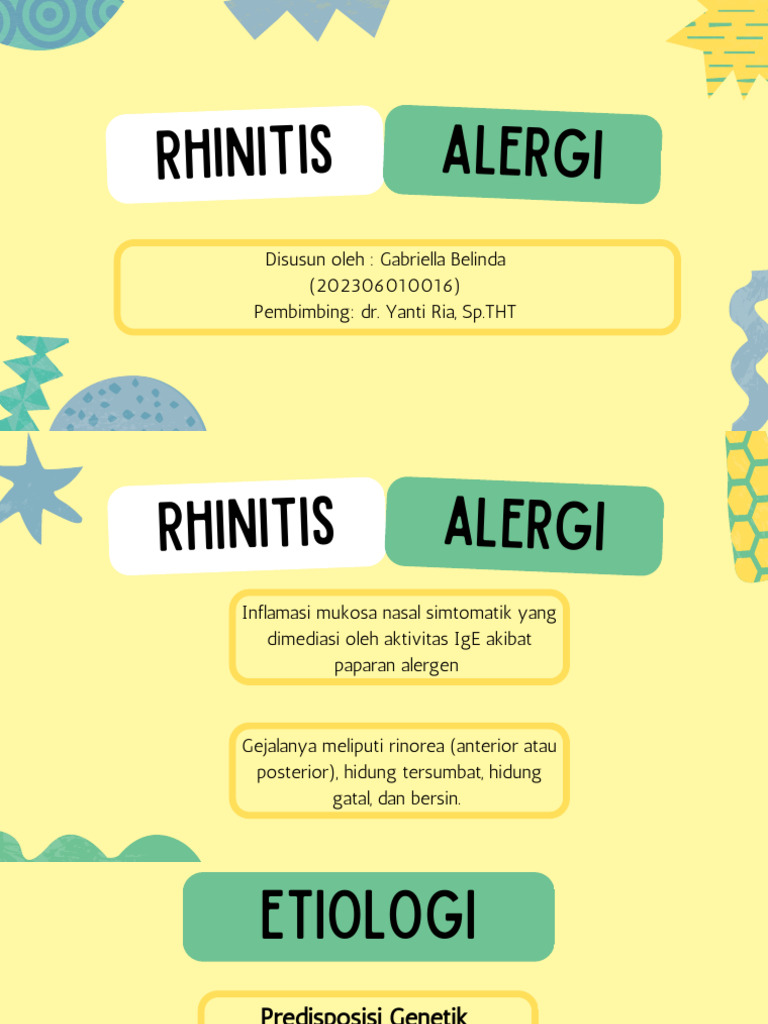 Panduan Lengkap Rhinitis Alergi | PDF