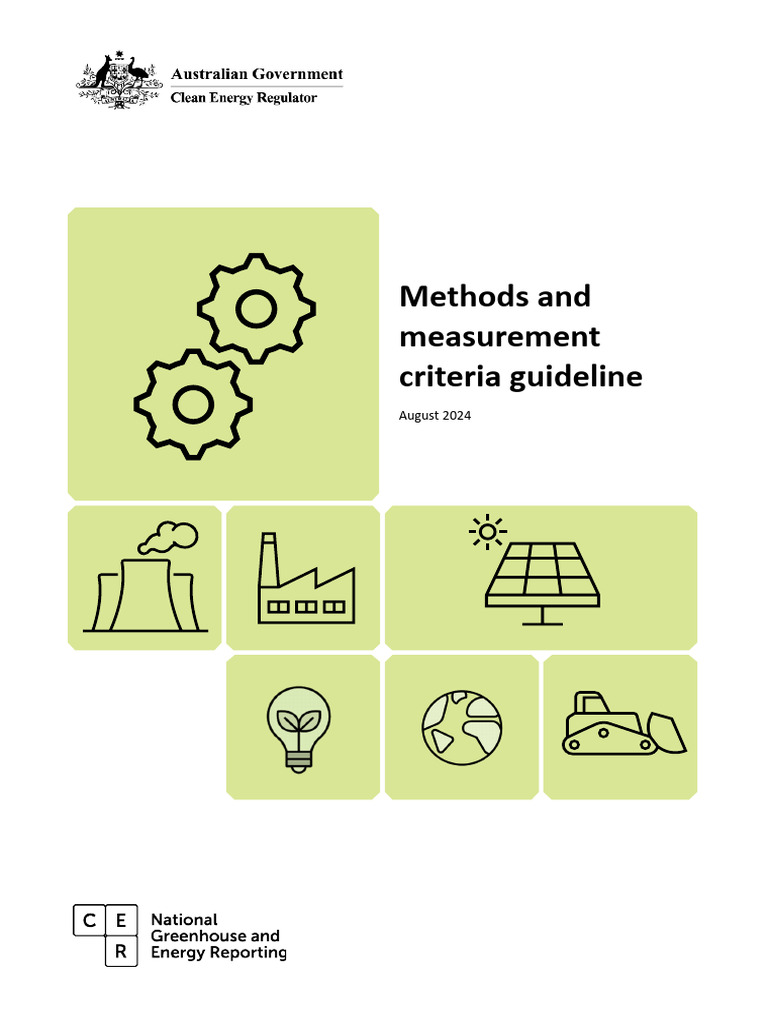 NGER Measurement Methods Guide 2023-24 | PDF | Greenhouse Gas ...