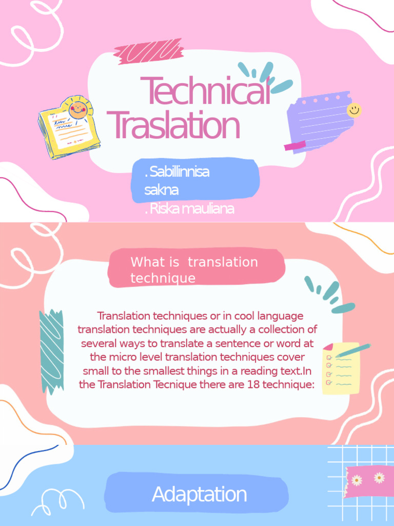 Translation Techniques Explained | PDF