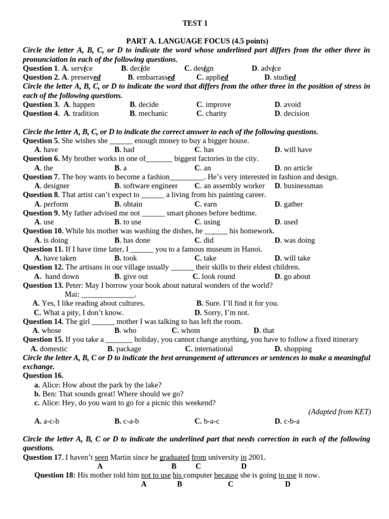 Test 1 | PDF