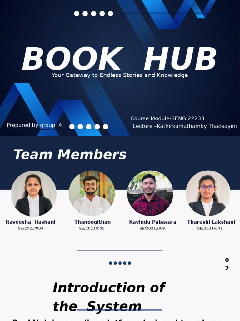 Book Hub: Your Gateway To Endless Stories and Knowledge | PDF