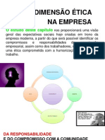 A DIMENSÃO ÉTICA NA EMPRESA