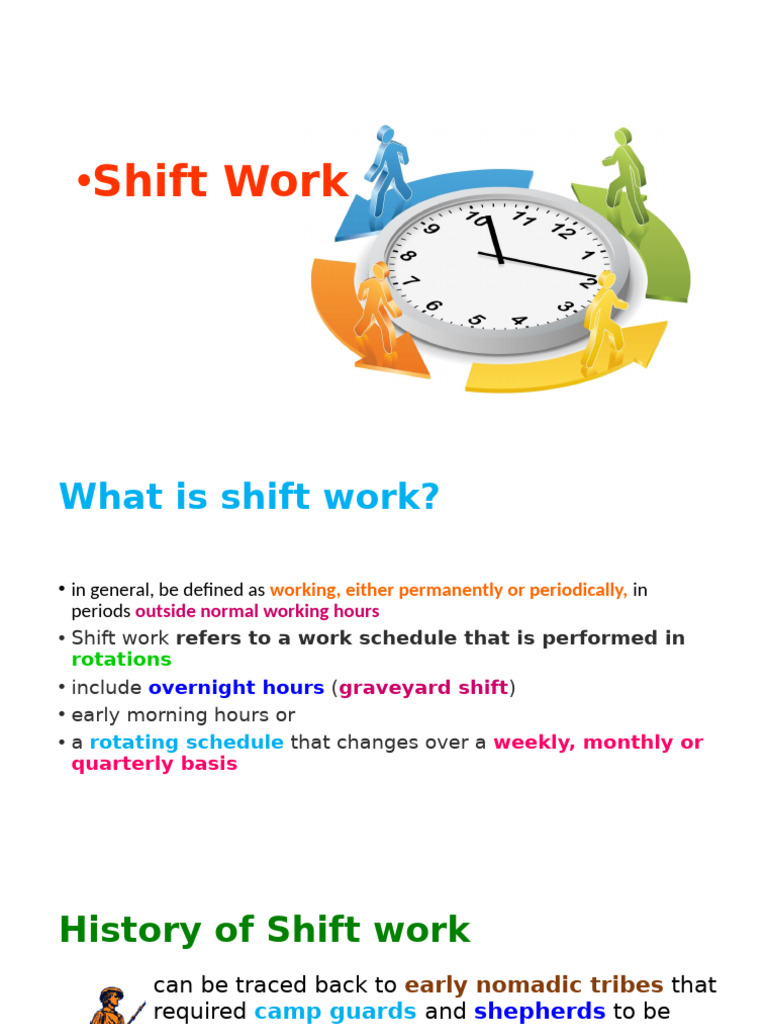 Understanding Shift Work: Types & Impact | PDF | Circadian Rhythm | Sleep