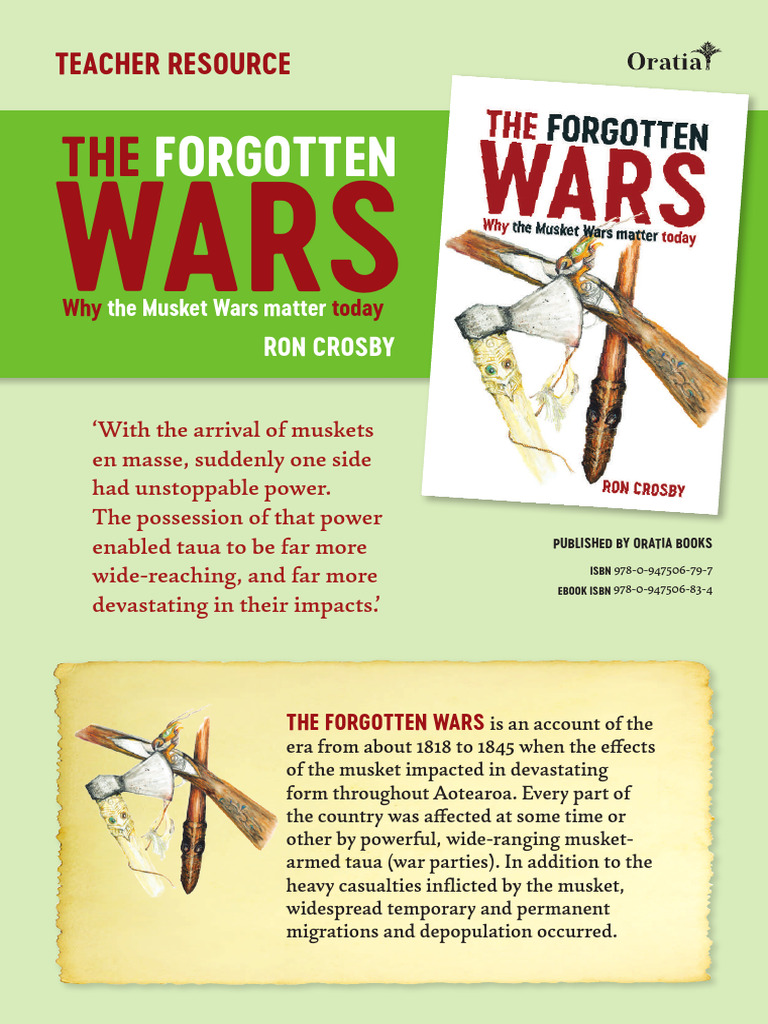 The Wars Teacher Resource 1 PDF Māori Indigenous