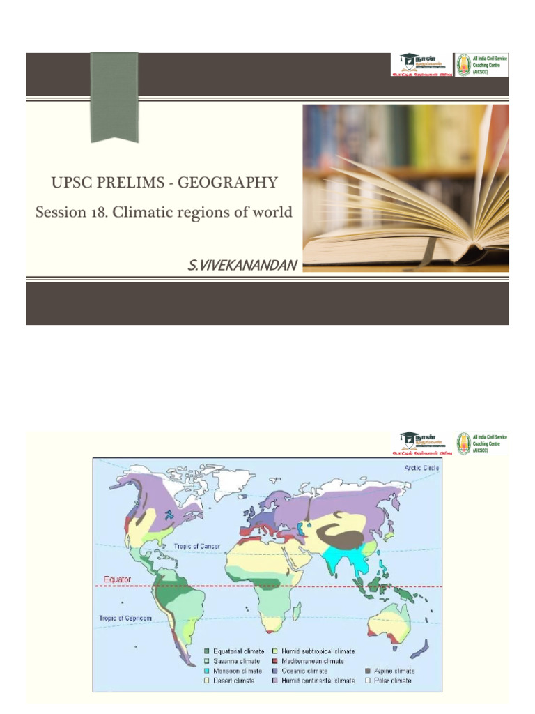 Major Climatic Regions of the World | PDF | Temperate Climate | Rain